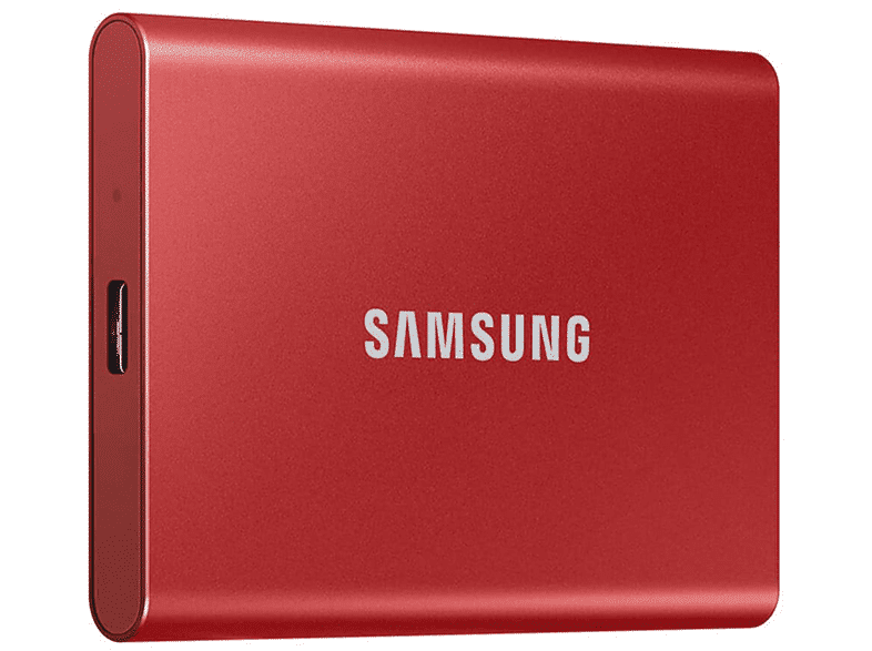 Samsung SSD ESTERNO T7 500GB USB3,2 RED