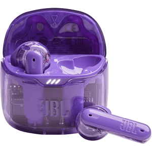 JBL TUNE FLEX GHOST AURICOLARI WIRELESS, Viola Trasparente