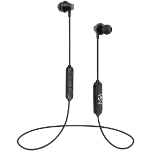 ISY AURICOLARI BTOOTH IN EAR WIRELESS, Nero