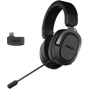 Asus TUF GAMING H3 WIRELESS CUFFIE GAMING, Nero