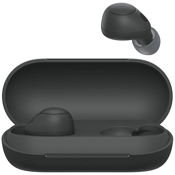 sony wfc700nb auricolari wireless, nero