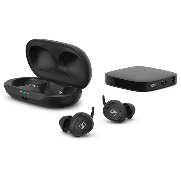 sennheiser tvce1 auricolari wireless, nero