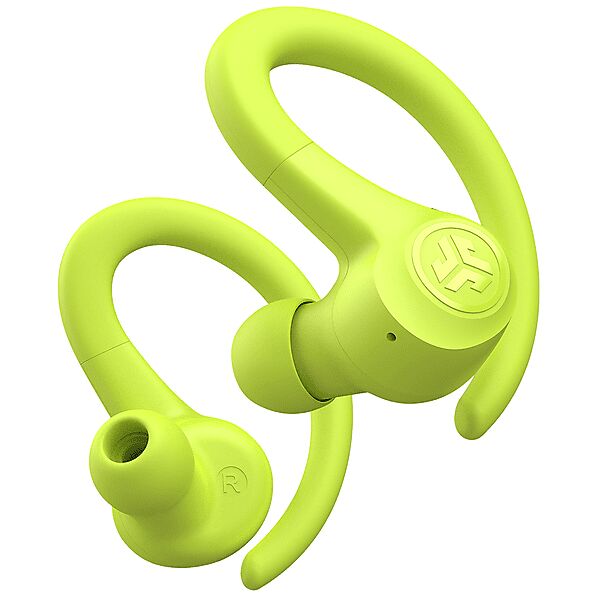 jlab go air sport tws auricolari wireless, neon yellow