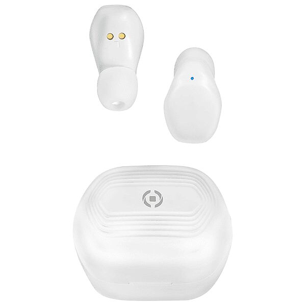 celly true wireless earbudsflip auricolari wireless, bianco