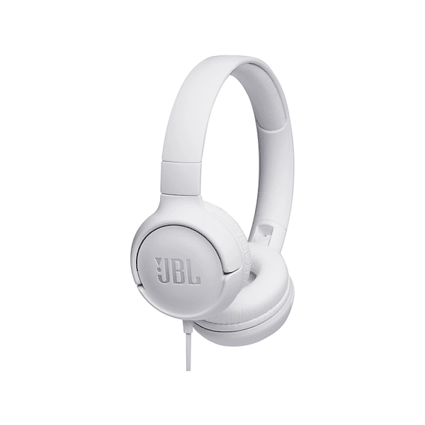 jbl tune 500 white cuffie, bianco