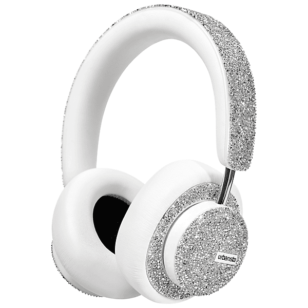 urbanista miami crystal swarovski cuffie wireless, white - bianco