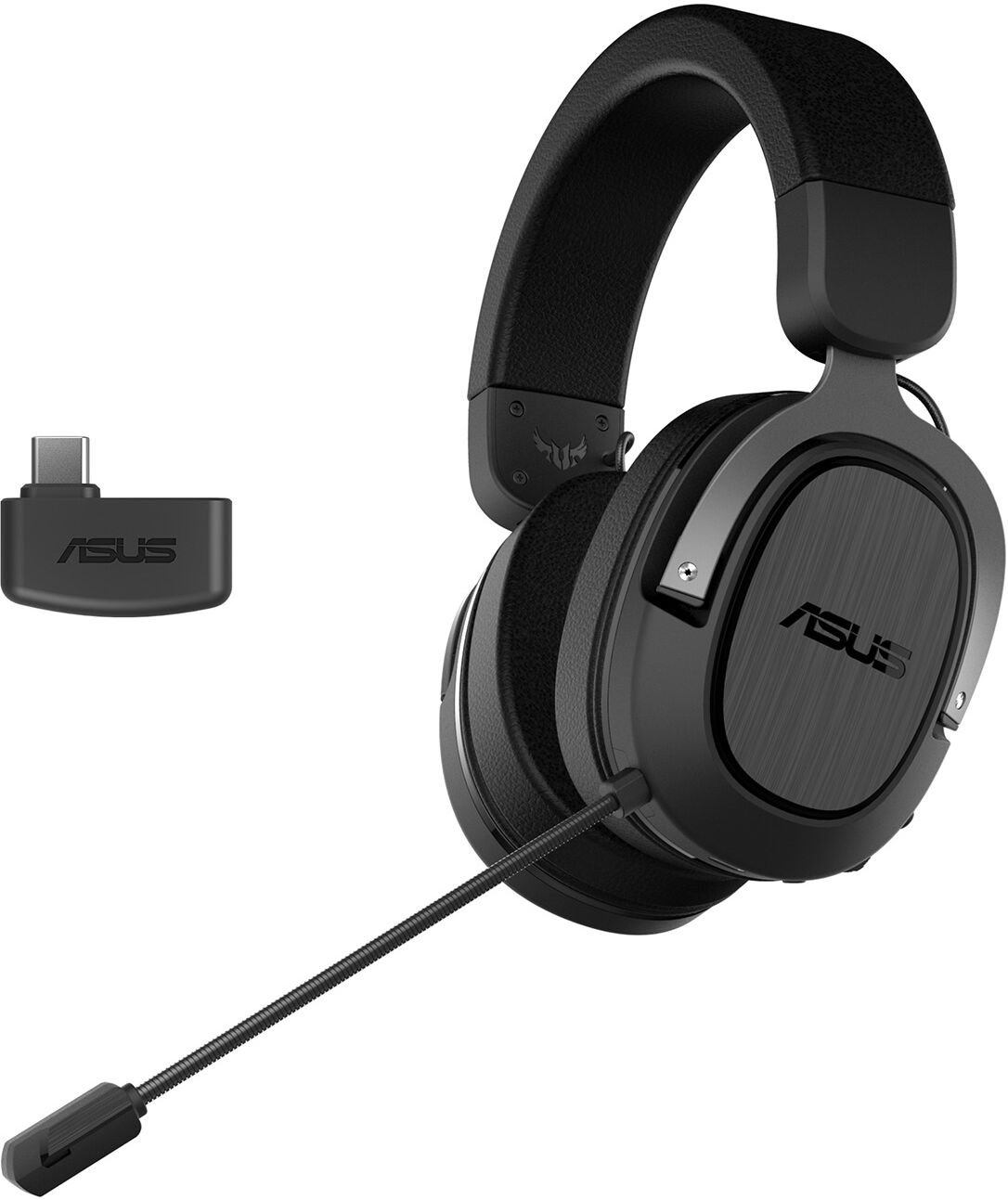 asus tuf gaming h3 wireless cuffie gaming, nero