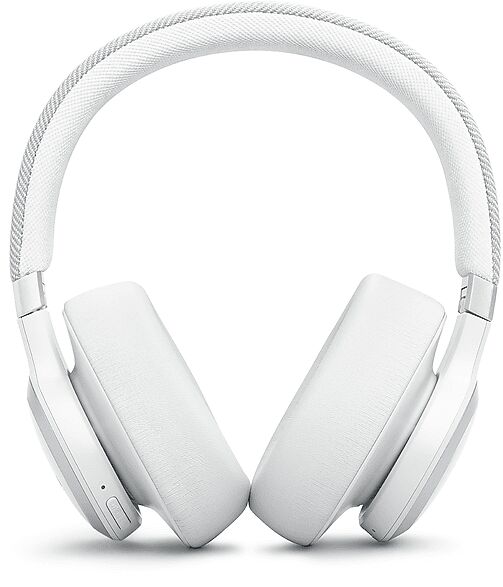 jbl live 770nc cuffie wireless, bianco