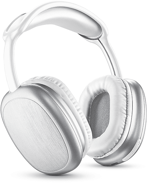 cellular line cuffie around-ear blueth cuffie wireless, bianco