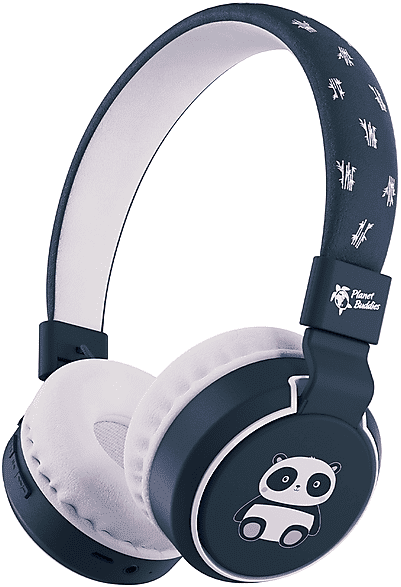 urbanista planet buddies cuffie bt cuffie wireless, wireless - pippin the panda black/nero