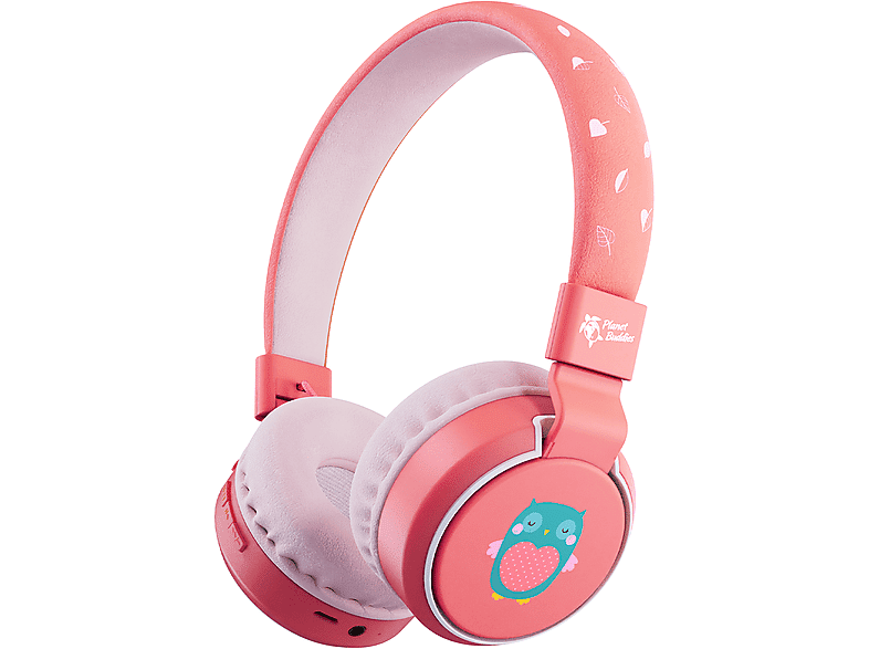 urbanista planet buddies cuffie bt cuffie wireless, wireless - olive the owl pink/rosa