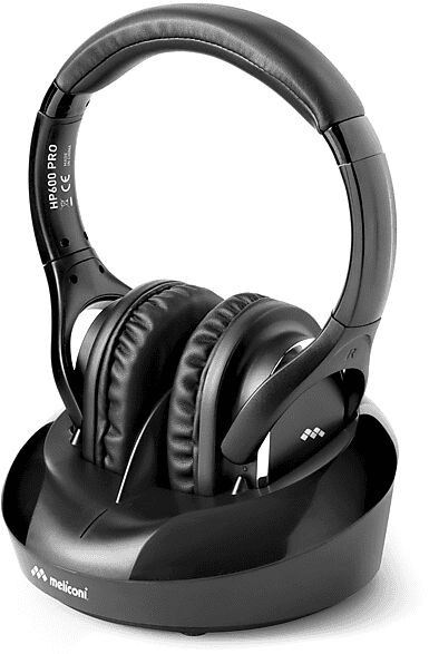 meliconi hp600 pro cuffie wireless, nero