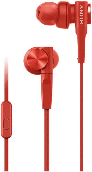 sony mdrxb55apr auricolari, red