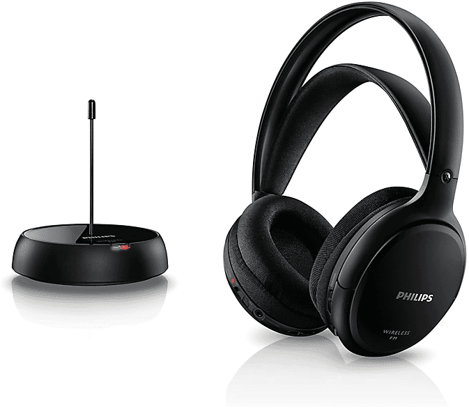 philips shc5200/10 cuffie wireless, black