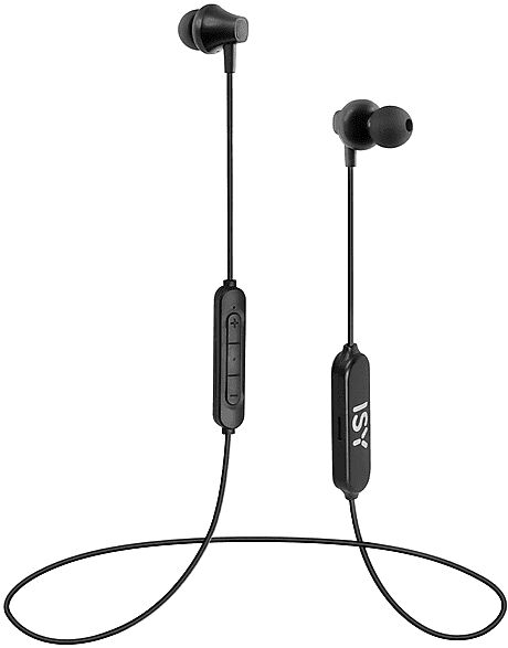 ISY AURICOLARI BTOOTH IN EAR WIRELESS, Nero