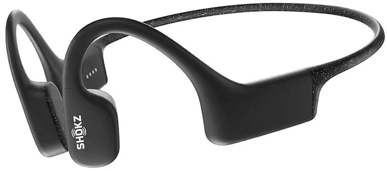 SHOKZ OPENSWIM - BLACK CUFFIE WIRELESS, Nero