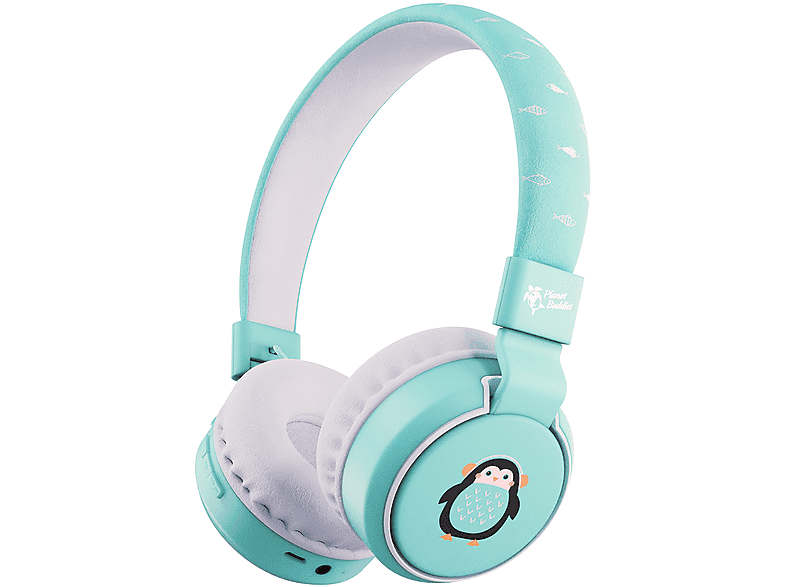 URBANISTA Planet Buddies Cuffie BT CUFFIE WIRELESS, Wireless - Pepper the Penguin Light Blue/Azzurro