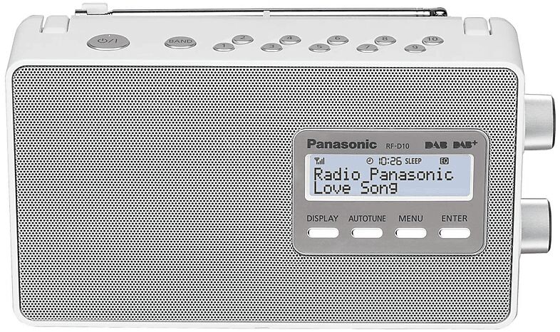 panasonic radio  rf-d10eg-w