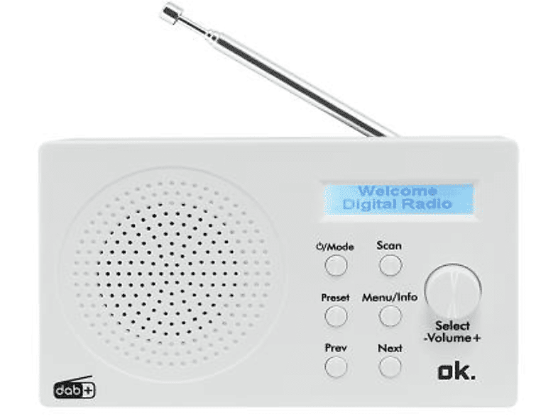OK RADIO  ORD 101BT-WT-1