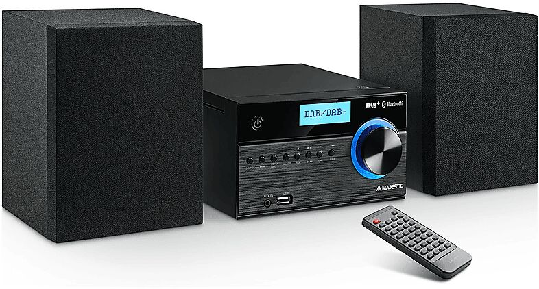 majestic micro hi-fi  ah 2350 bt mp3 usb dab