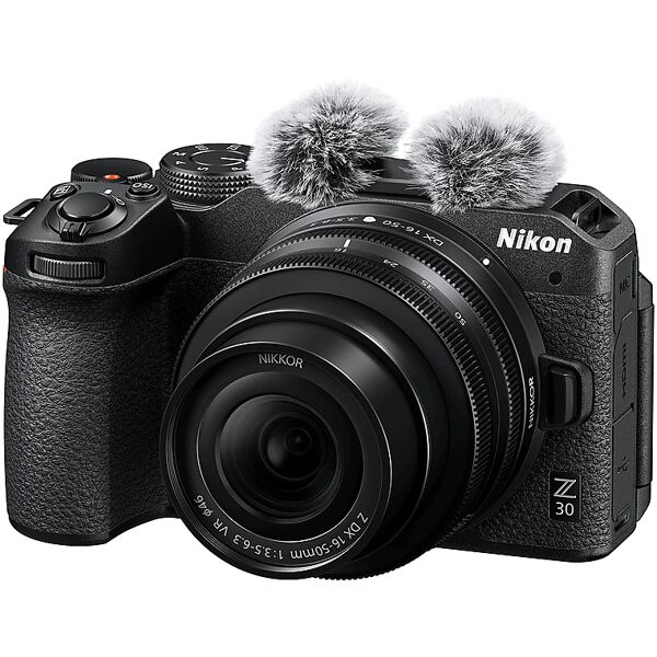 nikon fotocamera mirrorless  z30+16-50vr wind muff