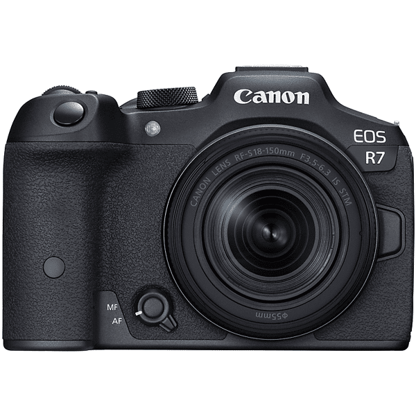 canon fotocamera mirrorless  eos r7 + rf-s 18-150mm