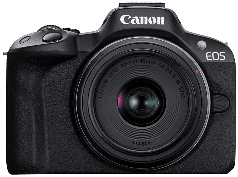 canon fotocamera mirrorless  eos r50+ rf-s 18-45mm is