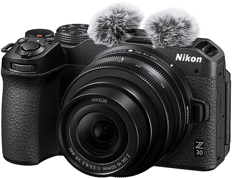 nikon fotocamera mirrorless  z30+16-50vr wind muff