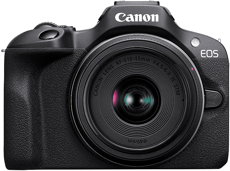 canon fotocamera mirrorless  eos r100 + rf-s 18–45mm