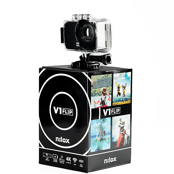 nilox action camera  v1 flip