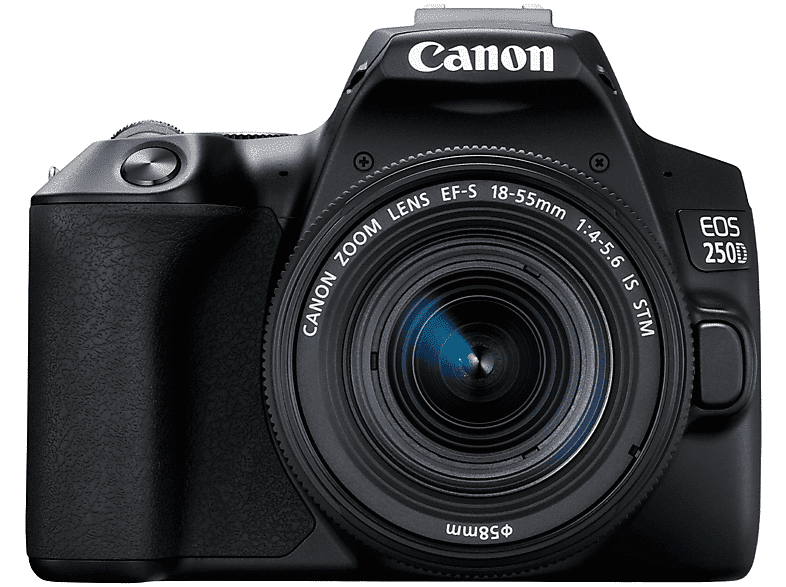 Canon FOTOCAMERA REFLEX  EOS 250D BLACK + EF-S 18-55 IS STM