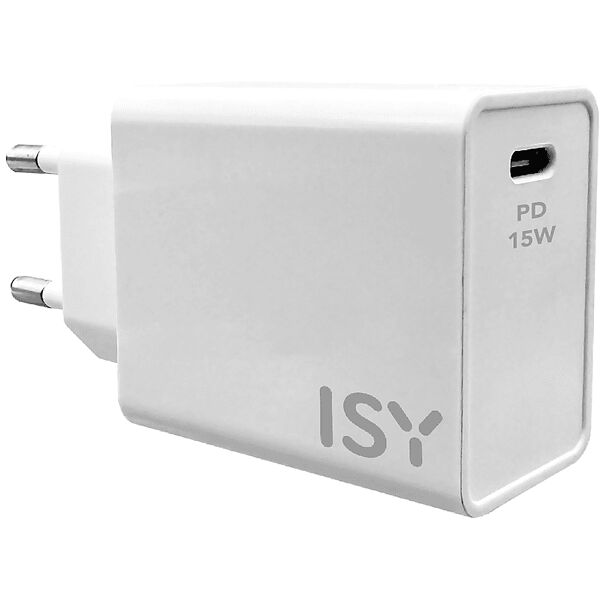 isy caricabatterie  caricabatterie pd - 15 w