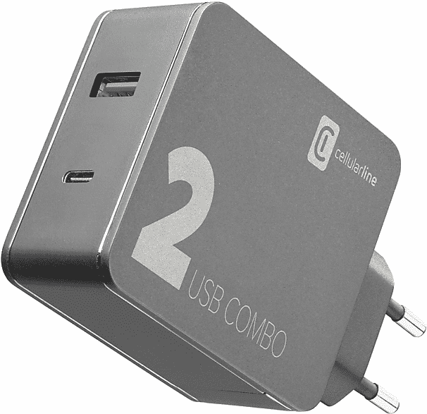 cellular line caricabatterie  achitusb2pd42k