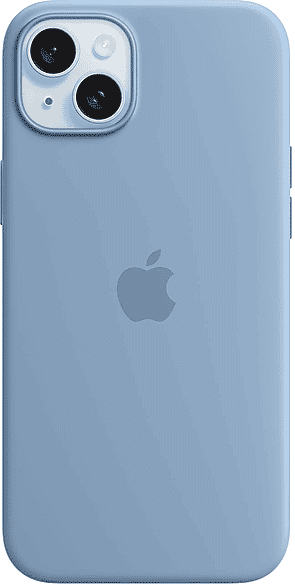 Apple Custodia MagSafe in silicone per iPhone 15 Plus - Blu inverno