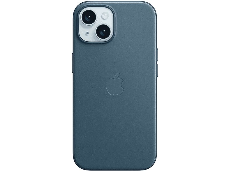 Apple Custodia MagSafe in tessuto FineWoven per iPhone 15 - Blu Pacifico