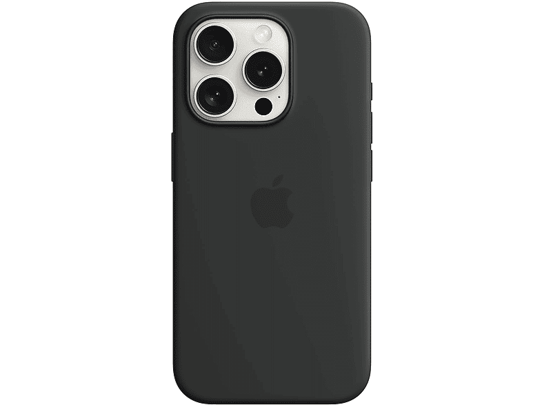 Apple Custodia MagSafe in silicone per iPhone 15 Pro - Nero