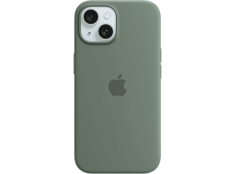 Apple Custodia MagSafe in silicone per iPhone 15 - Cipresso