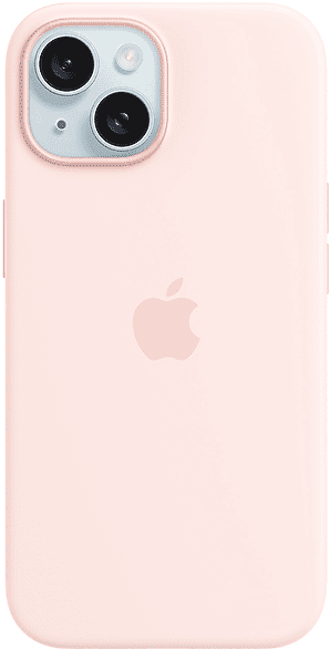 Apple Custodia MagSafe in silicone per iPhone 15 - Rosa confetto