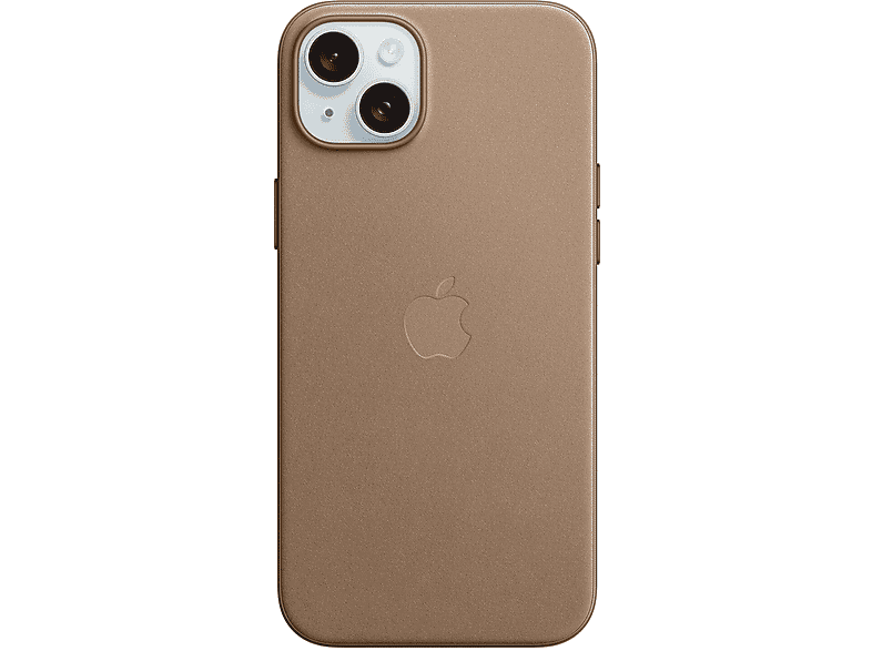 Apple Custodia MagSafe in tessuto FineWoven per iPhone 15 Plus - Grigio talpa