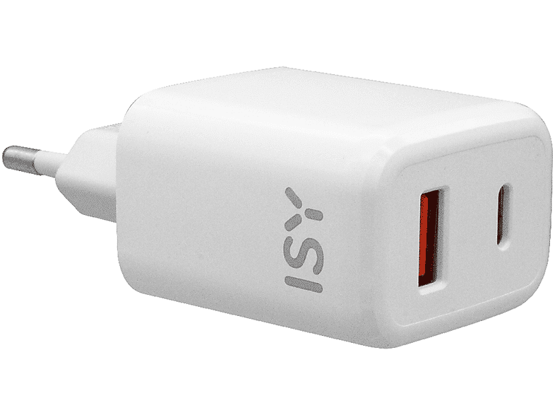 ISY CARICABATTERIE  Caricabatterie USB+typeC
