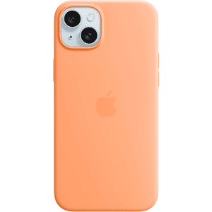 Apple Custodia MagSafe in silicone per iPhone 15 Plus - Aranciata