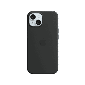Apple Custodia MagSafe in silicone per iPhone 15 - Nero
