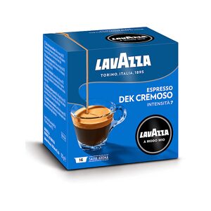 LAVAZZA Capsule originali  per Macchine Espresso A Modo Mio DEK CREMOSO 16CAPS