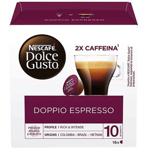 NESCAFE' DOLCE GUSTO Capsule Dolce Gusto Doppio Espresso NDG DOPPIO ESPRESSO