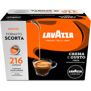 LAVAZZA Capsule  Caffè Crema e Gusto Forte CREMA&GUSTO FORTE 216CAPS, 1,62 kg