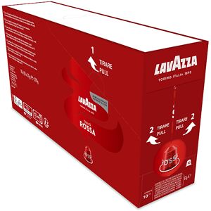 LAVAZZA Caffè in capsula  Qualità Rossa 100 capsule alluminio compatibili con macchine Nespresso Original