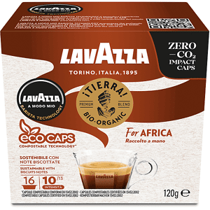 LAVAZZA Capsule  per macchine da caffè A Modo Mio TIERRA AFRICA COMPOST 16C, 0,158 kg