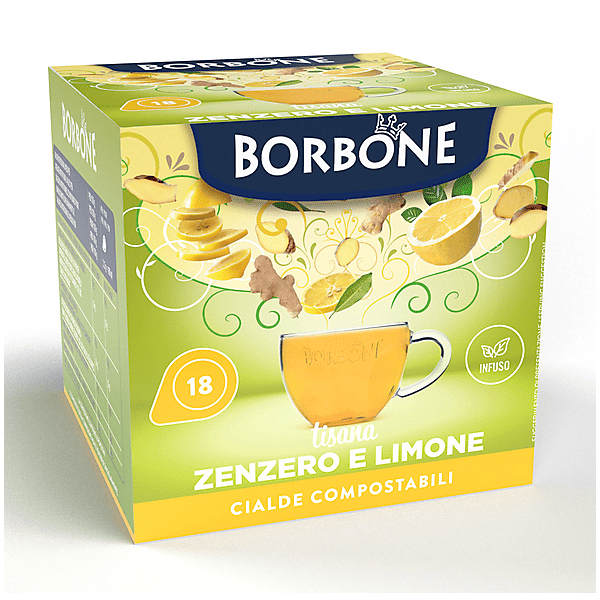 caffe borbone n.d.: tisana zenzero e limone c,