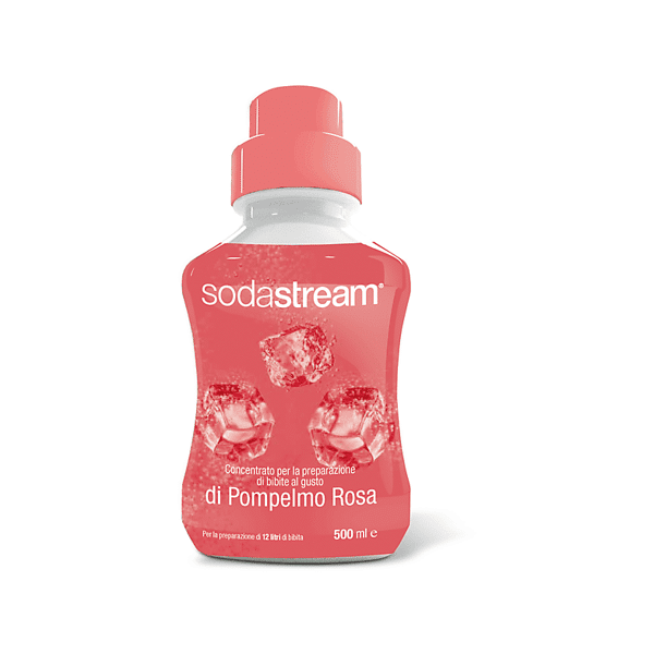 sodastream concentrato per la preparazione di bevande dissetanti gassate al gusto pompelmo rosa concentrato