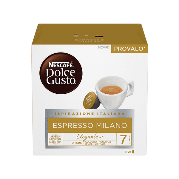 nescafe' dolce gusto capsule dolce gusto espresso milano ndg espresso milano, 0,112 kg